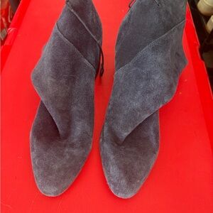 Elegant Blue Suede Women's Shoes